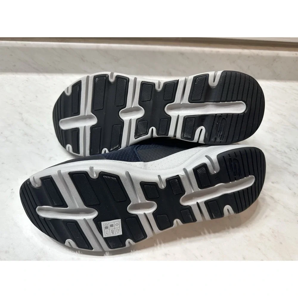 Skechers Arch Fit Banlin Slip-On Sneakers Navy Men's 15 Extra Wide New